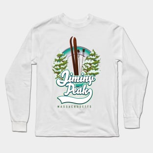 Jiminy Peak Massachusetts Ski logo Long Sleeve T-Shirt